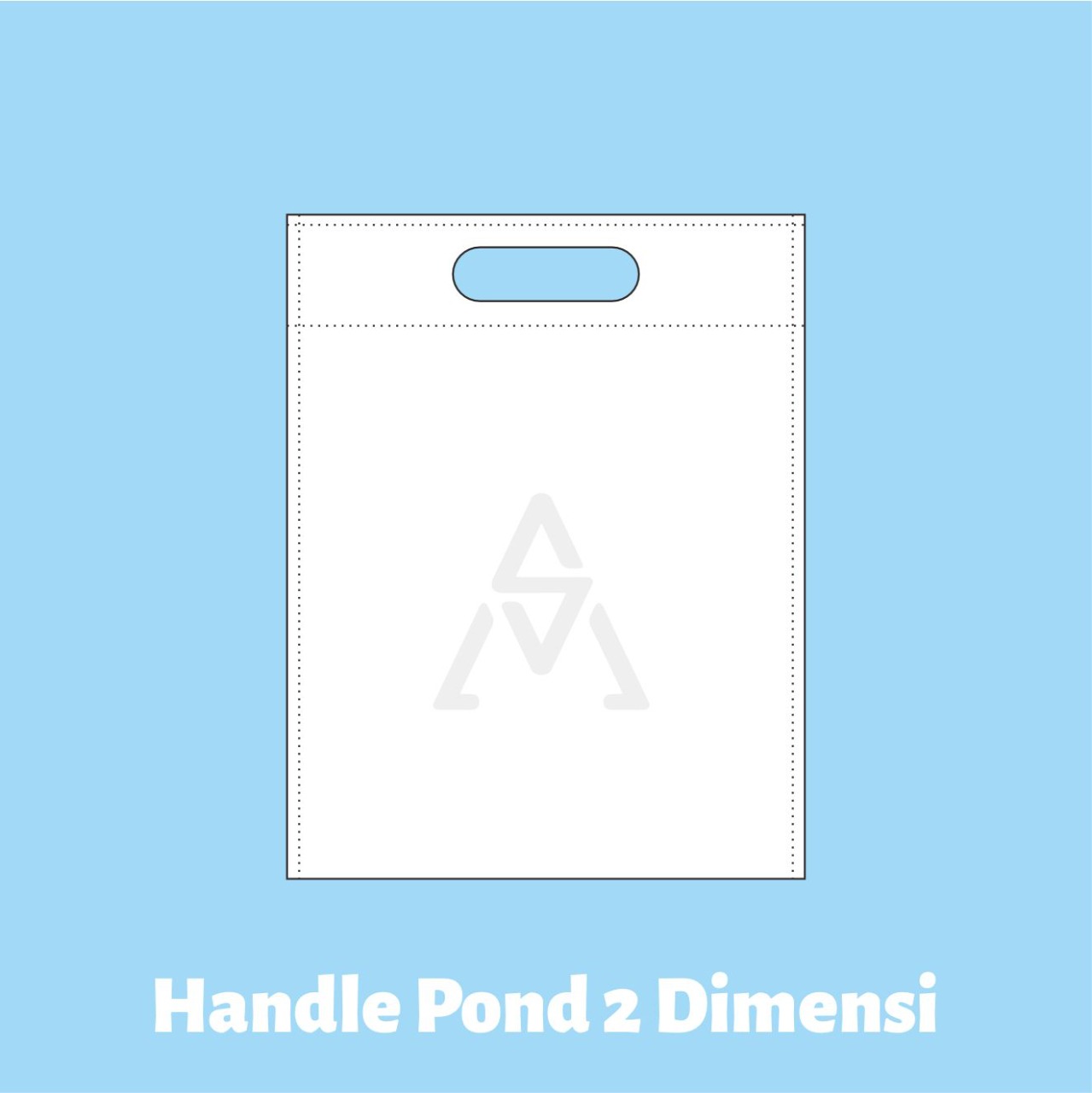Handle pond 2 dimensi