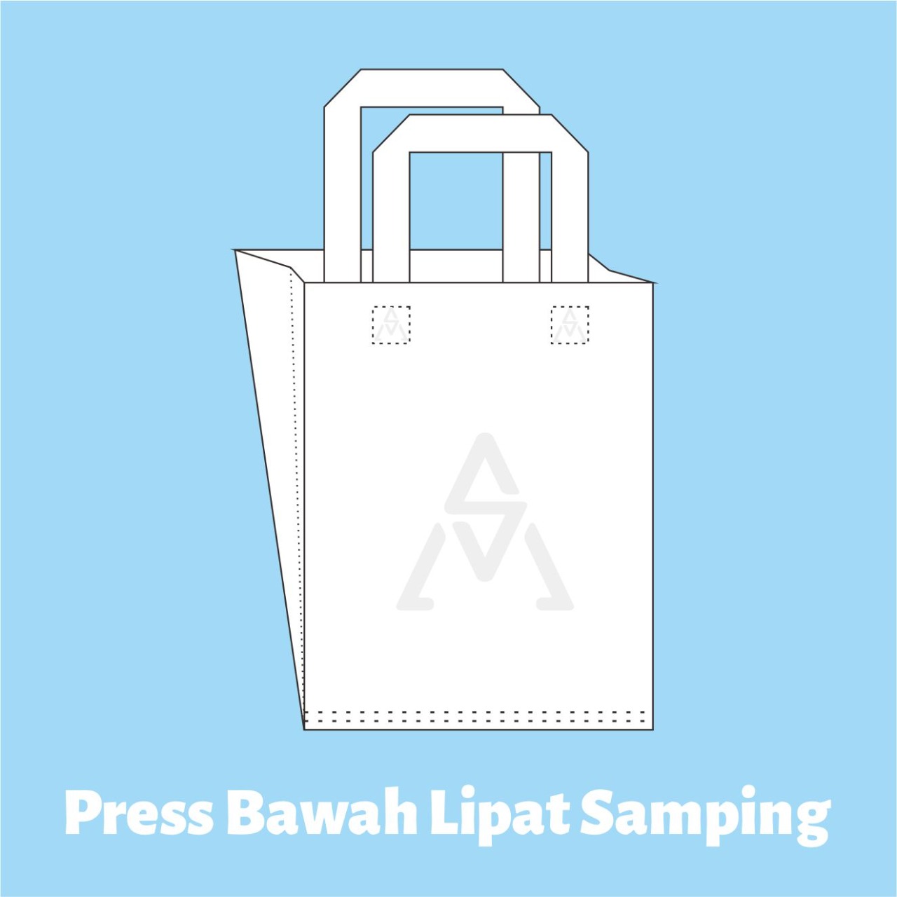 Press Bawah Lipat Samping